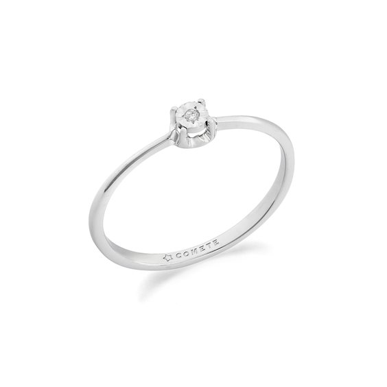 Anello Comete Donna Oro 375‰ in Oro bianco Diamante KANB1901 - KANB1901